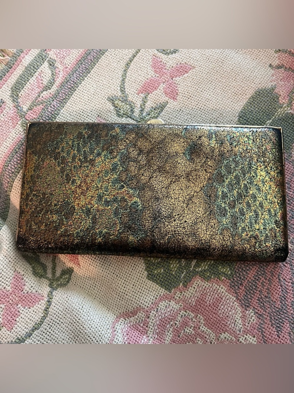 Lodis Iridescent Metallic Clutch Wallet - Multicolor